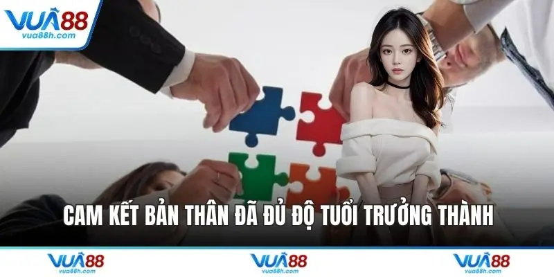 Cam kết bản thân đã đủ độ tuổi trưởng thành
