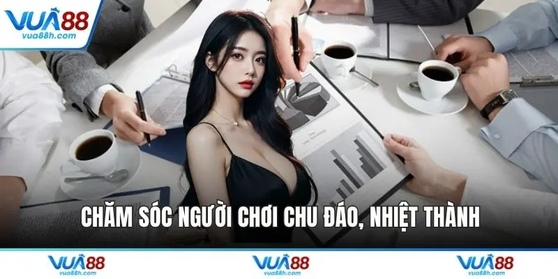 Chăm sóc người chơi chu đáo, nhiệt thành Chăm sóc người chơi chu đáo, nhiệt thành