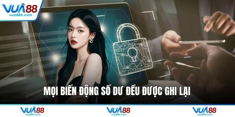 Mọi biến động số dư đều được ghi lại 